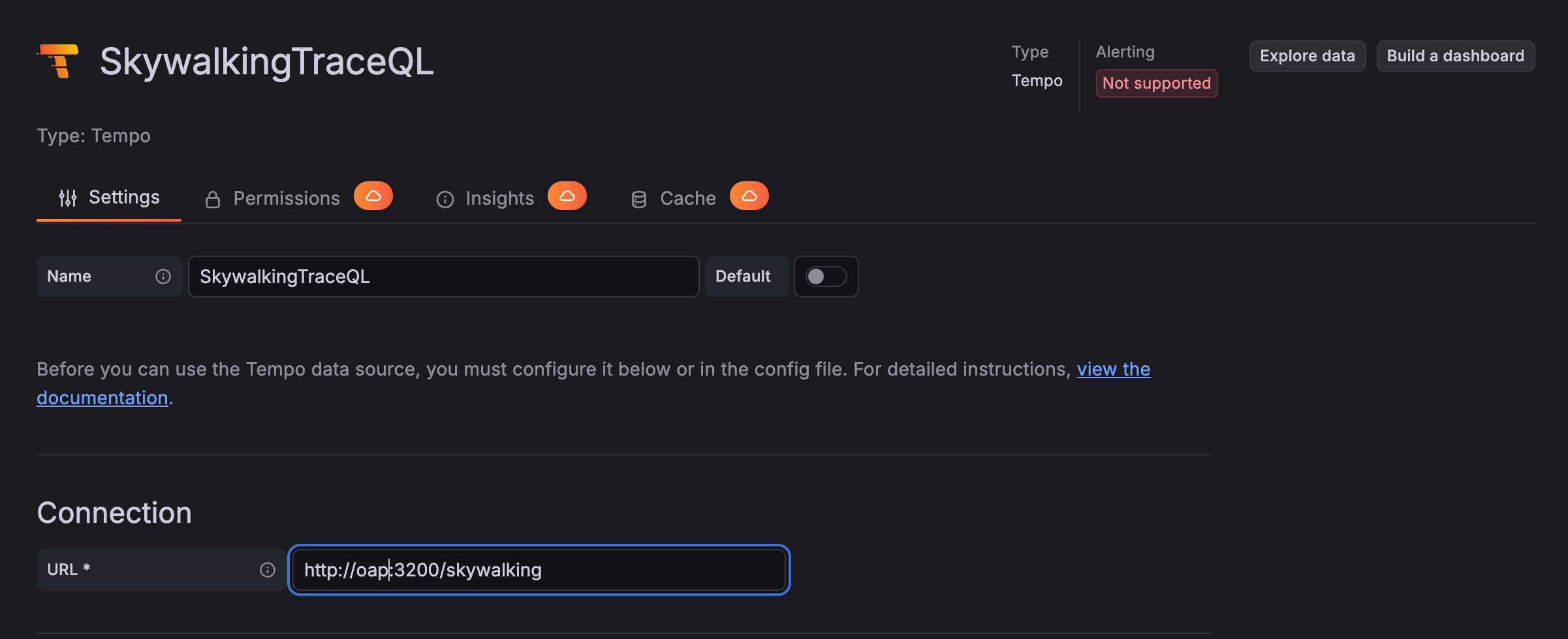 SkyWalking 数据源
